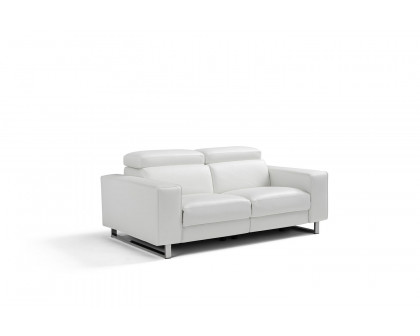 Whiteline - Augusto Italian Loveseat in White