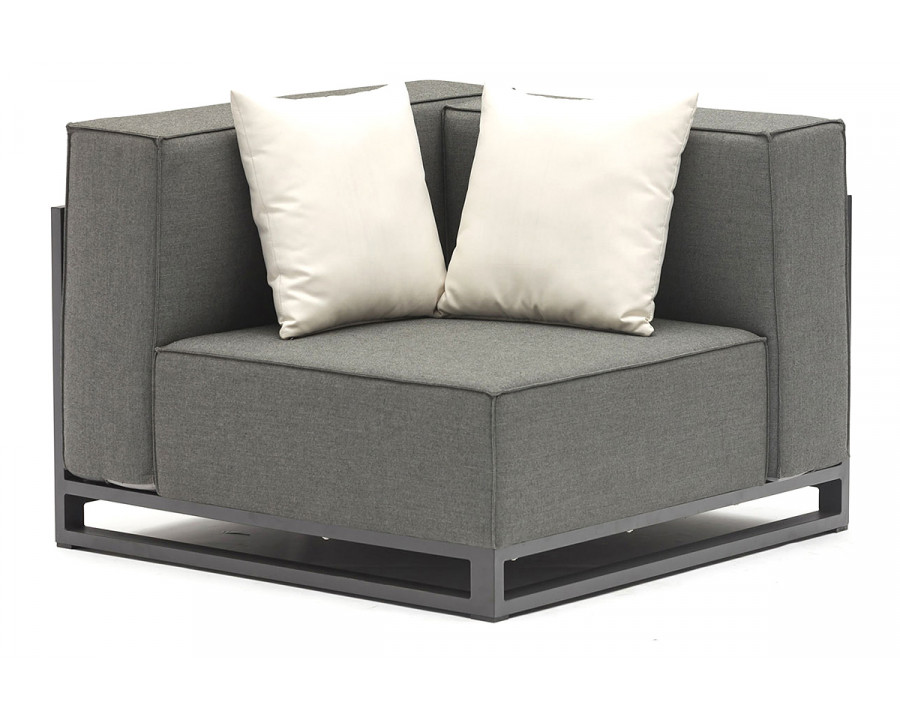 Whiteline - Sensation Corner Chair in Gray