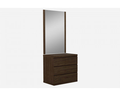 Whiteline - Anna Wengee Mirror in Wenge