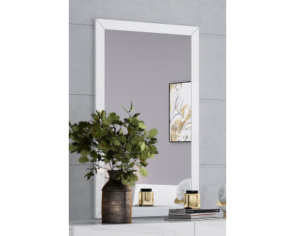 Whiteline - Eddy Mirror in White