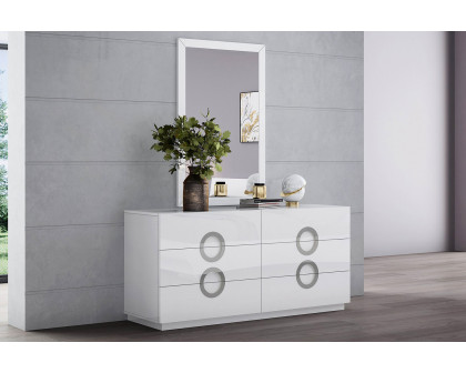 Whiteline - Eddy Mirror in White