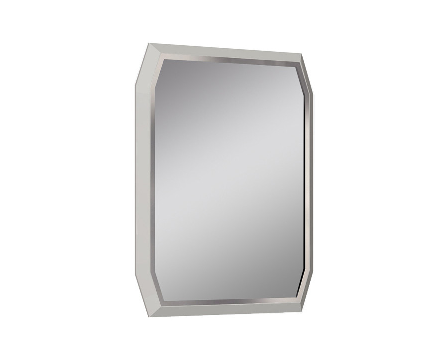 Whiteline - Angulatus Mirror in Taupe