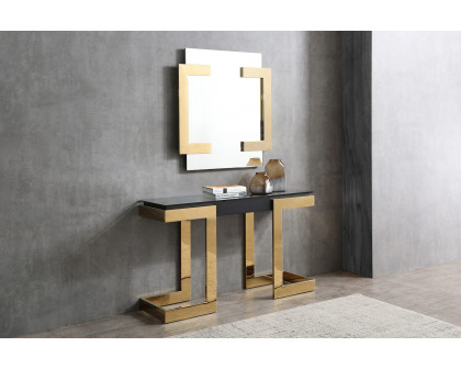 Whiteline - Sumo Square Mirror in Gold