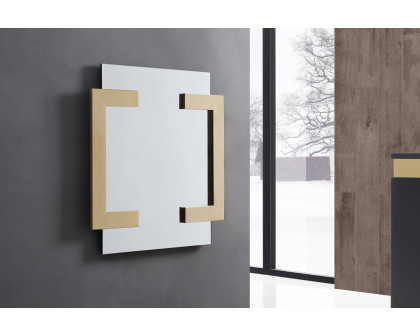 Whiteline - Sumo Square Mirror in Gold