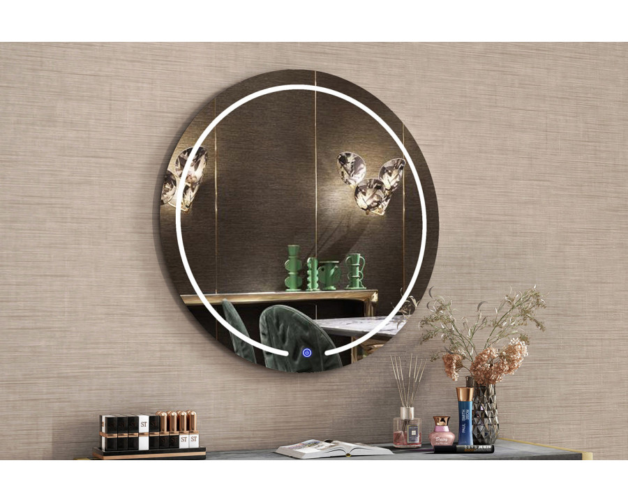 Whiteline - Valerie Mirror in Glass