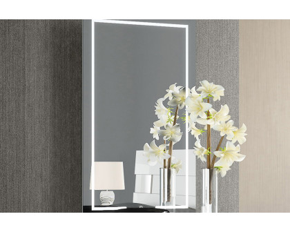 Whiteline - Brett Mirror in Glass