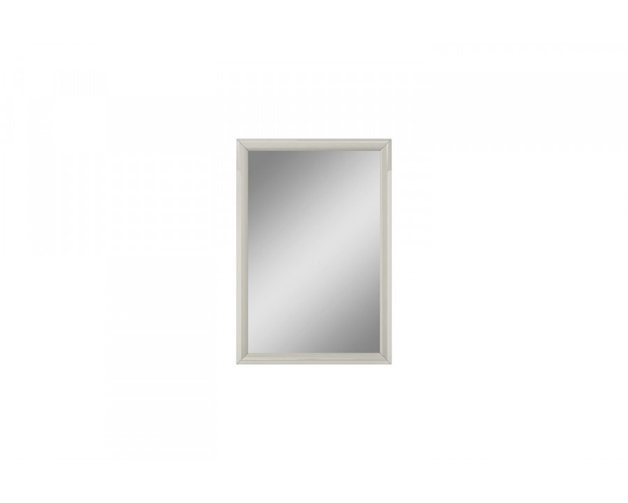 Whiteline - Pino Rectangular Mirror in Light Gray