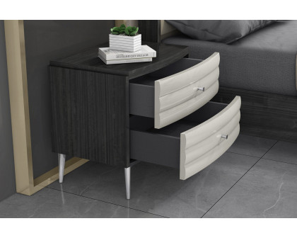 Whiteline - Pino Nightstand in Gray