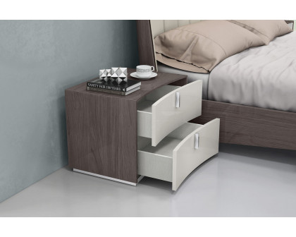 Whiteline - Berlin Nightstand in Gray