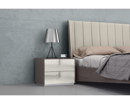 Whiteline - Berlin Nightstand in Gray