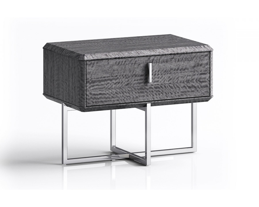 Whiteline - Chloe Nightstand in Gray