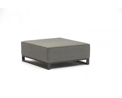 Whiteline - Sensation Ottoman in Gray