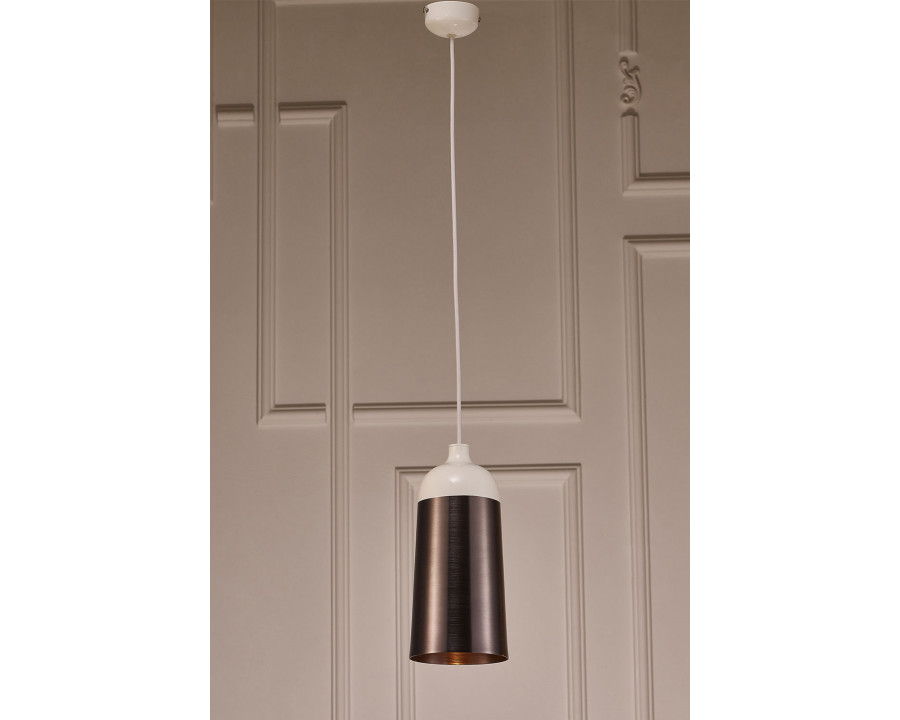 Whiteline - Abel Pendant Lamp in Silver