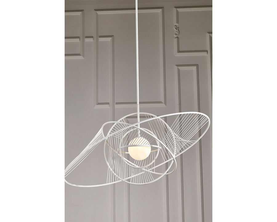 Whiteline - Aspen Pendant Lamp in White