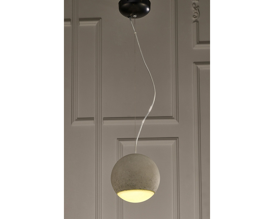 Whiteline - Brody Pendant Lamp in Cement