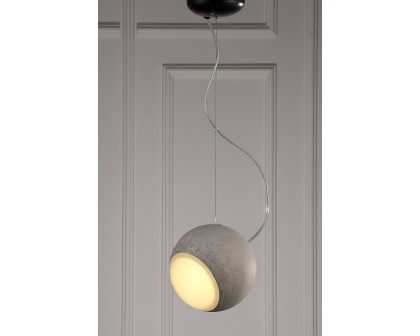 Whiteline - Brody Pendant Lamp in Cement