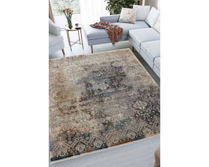 Whiteline Amanda Rug - Multicolor, W 63"