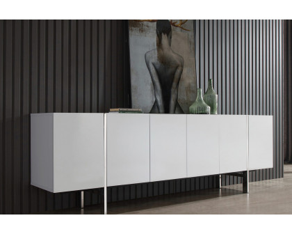 Whiteline - Struttura Large Buffet in White