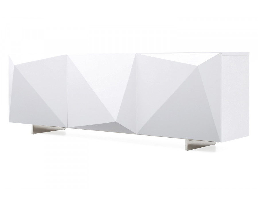 Whiteline Geneva Buffet - White