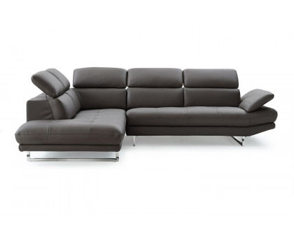 Whiteline Pandora Sectional - Dark Gray, Left-Chaise