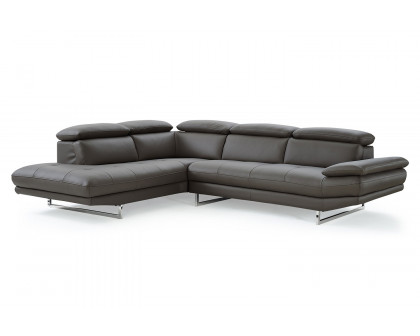 Whiteline Pandora Sectional - Dark Gray, Left-Chaise