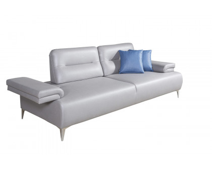 Whiteline - Ruslan Sofa in Light Gray