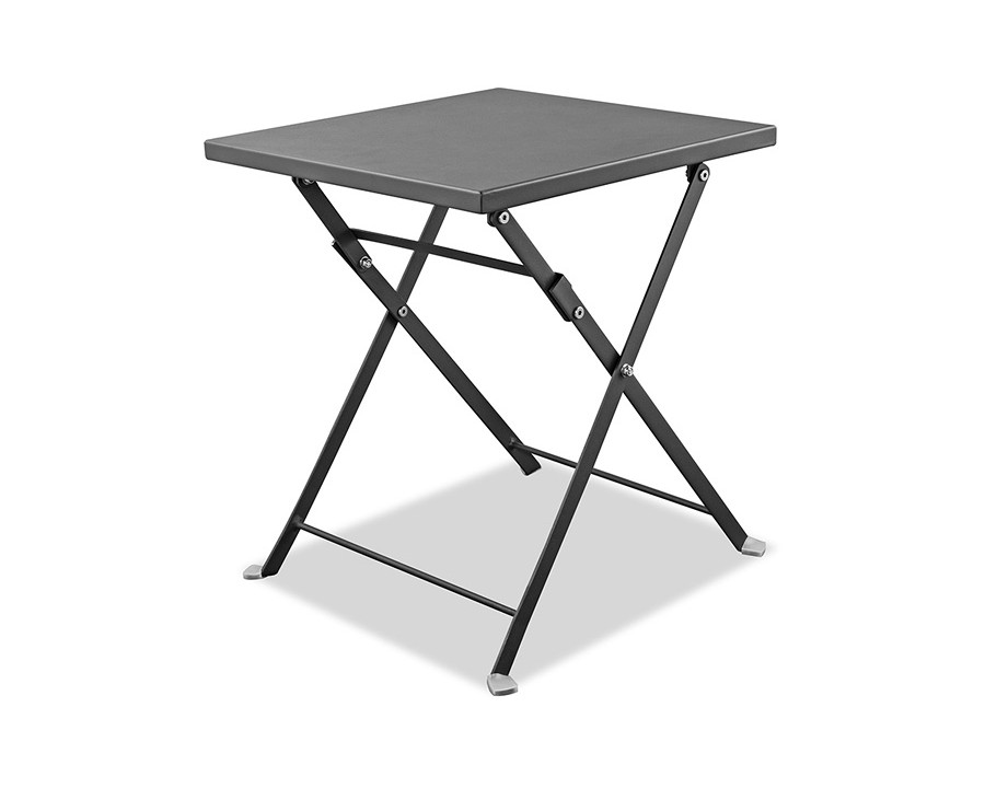 Whiteline - Flint Outdoor Side Table in Gray