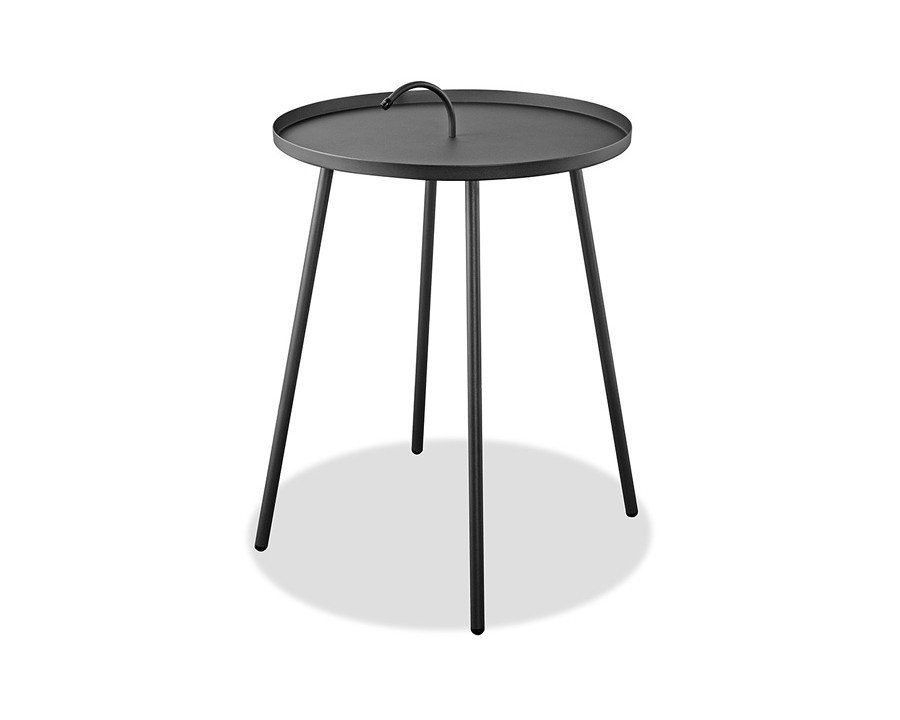 Whiteline - Jett Outdoor Side Table in Gray