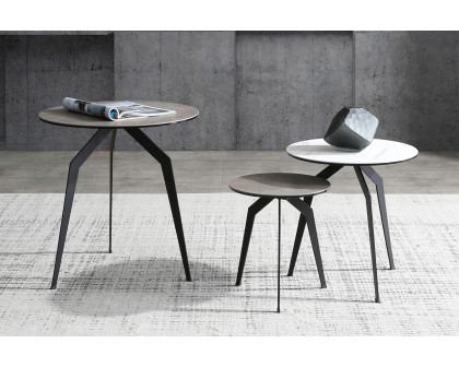 Whiteline - Santiago Side Table in Black