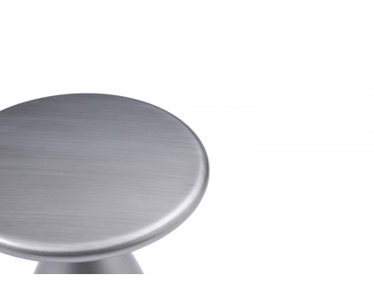 Whiteline Ayla Side Table - Silver