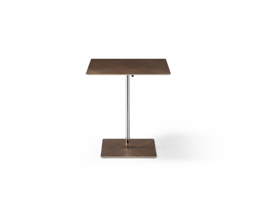 Whiteline - Karley Square Side Table in Bronze