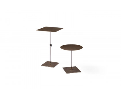 Whiteline - Karley Square Side Table in Bronze