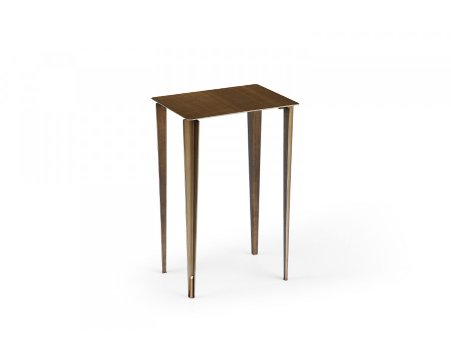 Whiteline Nia Medium Nest Side Table - Bronze