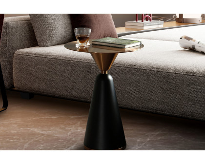 Whiteline - Zora Side Table in Bronze