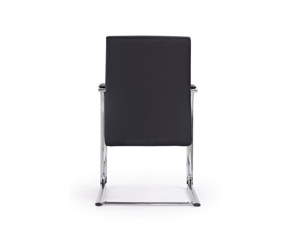 Whiteline - Clemson Visitor Office Chair in Black