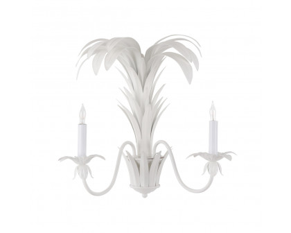 Whiteline Fontana 2 Arm Sconce in Antique White