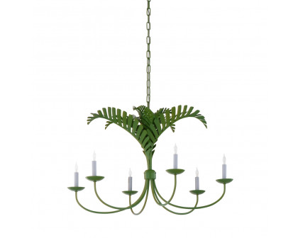 Wildwood Royal Palm Chandelier - Green