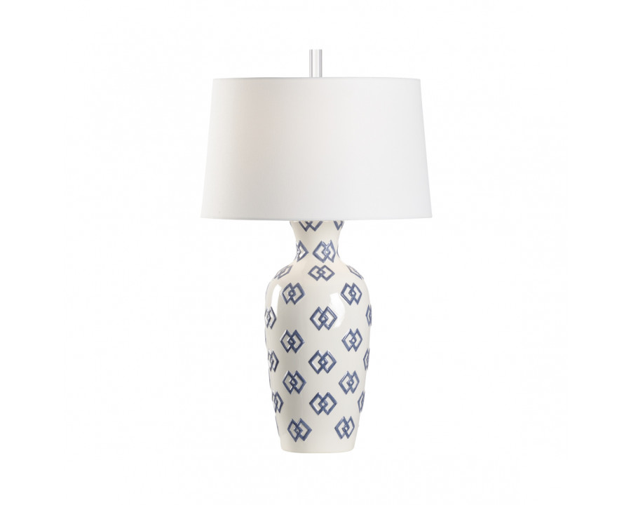 Wildwood Linked In Lamp - Blue