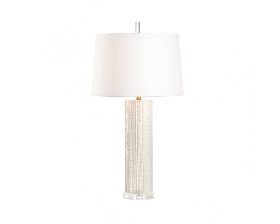 Wildwood - Knit Pick Lamp in Ceramic/Porcelain