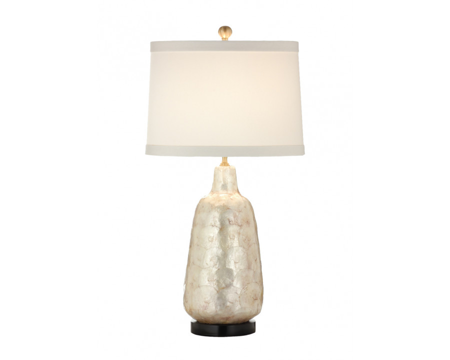 Wildwood - Shell Vase Lamp in Natural Capiz, Shell