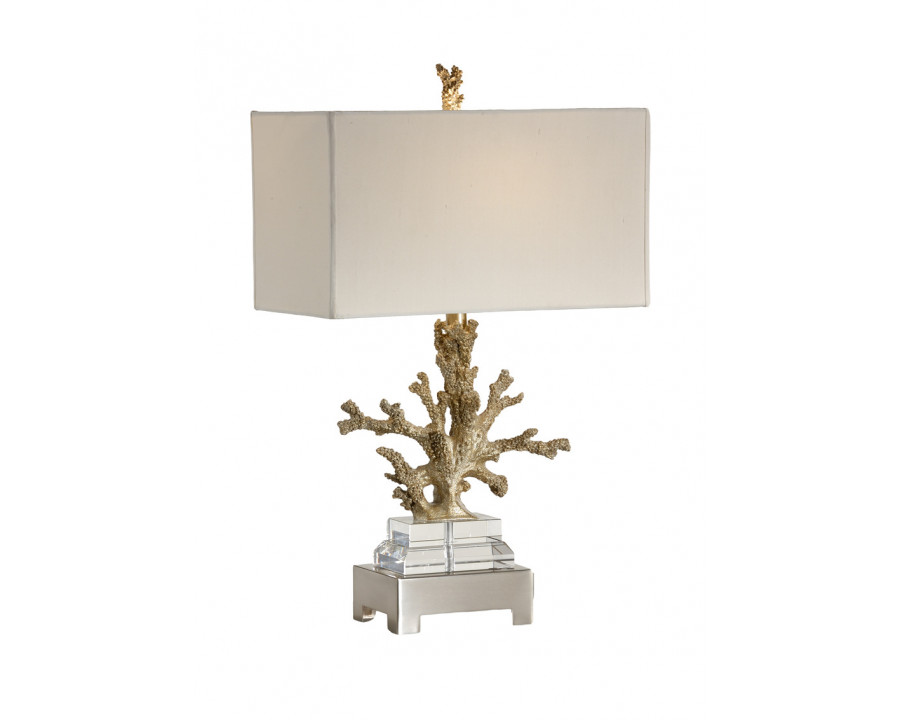 Wildwood - Coral Colony Lamp in Champagne, Composite