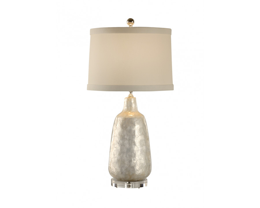 Wildwood - Shell Covered Urn Lamp in Natural Capiz, Shell