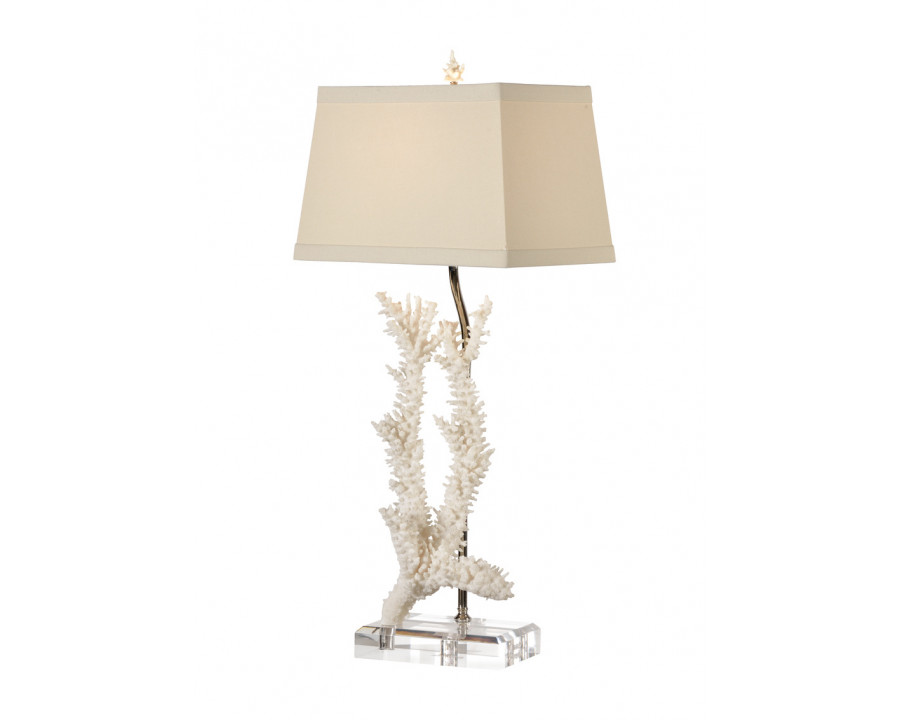 Wildwood - Captiva Lamp in Foam White, Composite