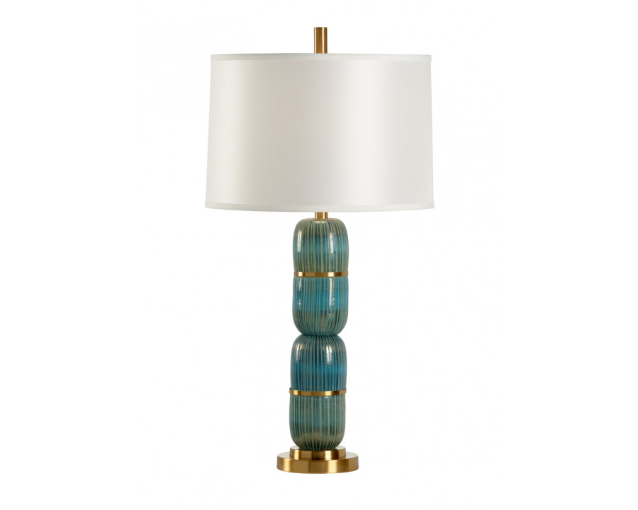 Wildwood - Aquafina Lamp in Turquoise, Glass