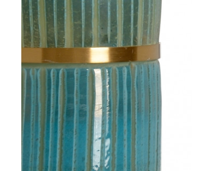 Wildwood - Aquafina Lamp in Turquoise, Glass