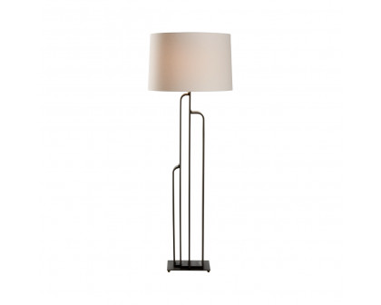 Wildwood™ Brazing Floor Lamp - Antique Brass/Bronze, Metal