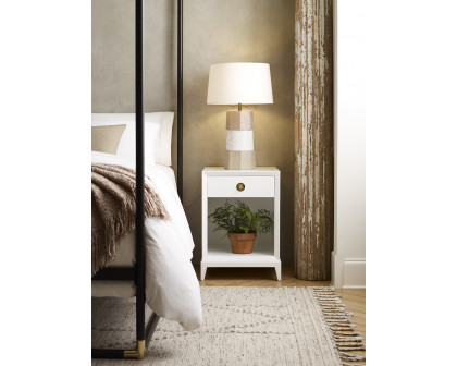 Wildwood - Laurence Lamp in Natural White, Wood