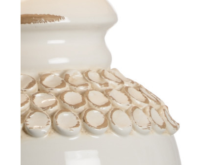 Wildwood - Salerno Lamp in Aged Cream, Ceramic/Porcelain