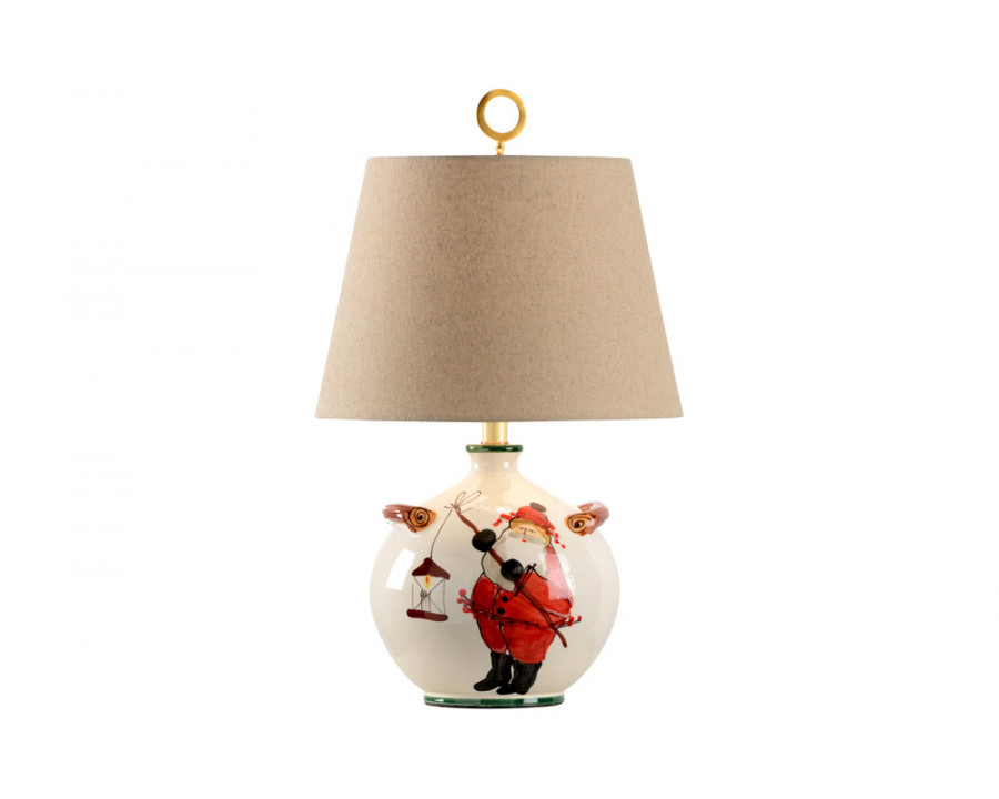 Wildwood St. Nick Lamp - Hand Painted, Small