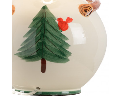 Wildwood St. Nick Lamp - Hand Painted, Small